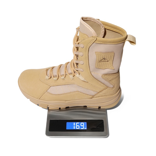 Men's Lightweight Military Combat Work Boots - SAND - 2
